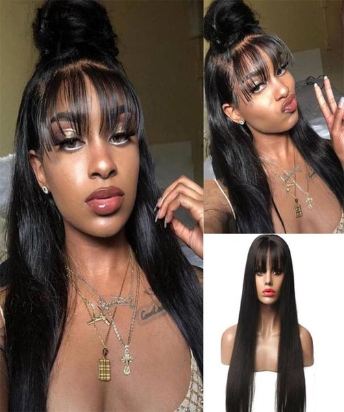 kisshair 13x4 lace frontal wig with bang natural color silky straight cuticle aligned indian raw virgin human hair preplucked 4x45514341, Black;brown
kisshair 13x4 lace frontal wig with bang natural color silky straight cuticle aligned indian raw virgin human hair preplucked 4x45514341, Black;brown