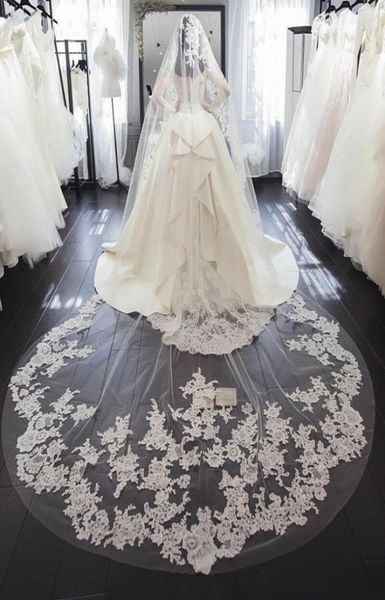long wedding veil with lace applique edge white ivory 1t delicate lace bridal wedding veils chapel cathedral handmade custom 4822950, Black
long wedding veil with lace applique edge white ivory 1t delicate lace bridal wedding veils chapel cathedral handmade custom 4822950, Black
