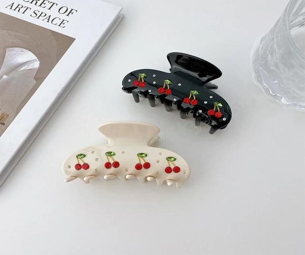 fashion acetate cherry zircon large hair clip claws headdress for women girls sweet style hairpins accessories gift2802695, Slivery;white
fashion acetate cherry zircon large hair clip claws headdress for women girls sweet style hairpins accessories gift2802695, Slivery;white