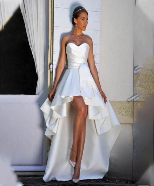 2023 high low a line wedding dress short front long back white satin simple bridal gowns sweetheart vintage vestido de novia garde7735606
2023 high low a line wedding dress short front long back white satin simple bridal gowns sweetheart vintage vestido de novia garde7735606