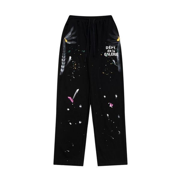 men's letter print pants hip hop streetwear fashion jogger trousers casual sweatpants pants, Black;brown