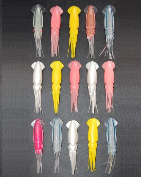 15pcs 8cm soft plastic squid fishing lures for jigs mixed color big game fishing luminous squid skirts artificial jigging bait3193460
15pcs 8cm soft plastic squid fishing lures for jigs mixed color big game fishing luminous squid skirts artificial jigging bait3193460