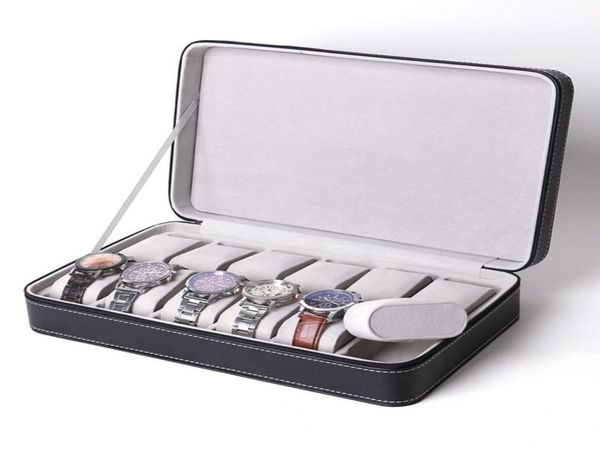 watch boxes cases 61012 grids portable box organizer pu leather casket with zipper classic multifunctional bracelet display c4535941, Black;blue
watch boxes cases 61012 grids portable box organizer pu leather casket with zipper classic multifunctional bracelet display c4535941, Black;blue