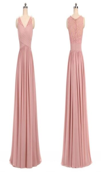 dusty rose pink chiffon lace bridesmaid dresses v neck pleated ruffles floor length long bridesmaid gowns wedding party dresses6894926, White;pink
dusty rose pink chiffon lace bridesmaid dresses v neck pleated ruffles floor length long bridesmaid gowns wedding party dresses6894926, White;pink