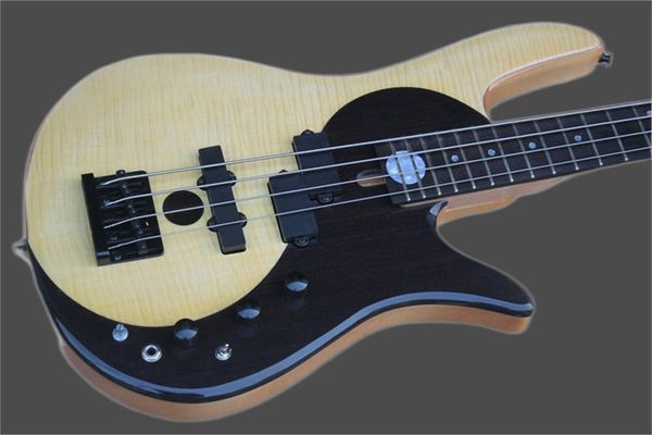 taiji 4-string yin-yang active electric bass guitar, flame maple available for customization
taiji 4-string yin-yang active electric bass guitar, flame maple available for customization