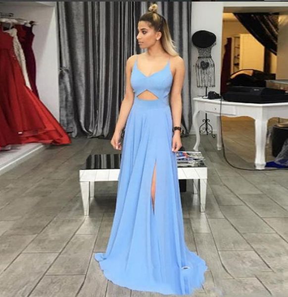 unique splitfront vneck long chiffon blue evening dress ruffle floor length custom made aline prom dress6492919, Black;red
unique splitfront vneck long chiffon blue evening dress ruffle floor length custom made aline prom dress6492919, Black;red