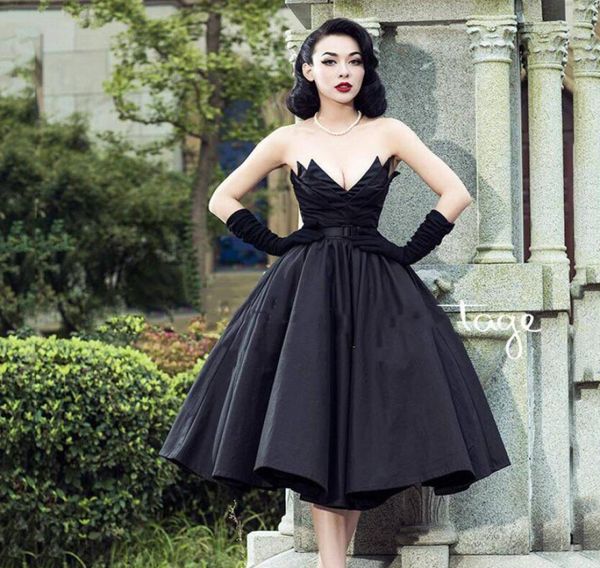 black vintage strapless evening dress ball gowns puffy pleated custom made chic formal dresses vestidos de novia v neck classic4295144, Black;red
black vintage strapless evening dress ball gowns puffy pleated custom made chic formal dresses vestidos de novia v neck classic4295144, Black;red