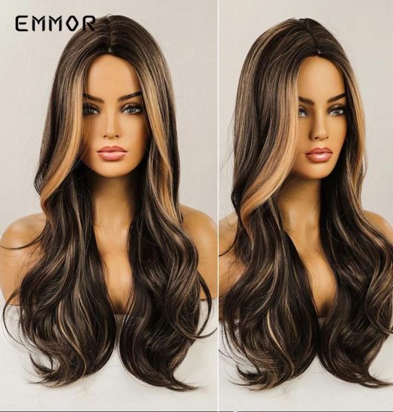 synthetic wigs emmor natural long middle part hair wig black brown with blonde cosplay wavy fashion heat resistant for women5599795
synthetic wigs emmor natural long middle part hair wig black brown with blonde cosplay wavy fashion heat resistant for women5599795