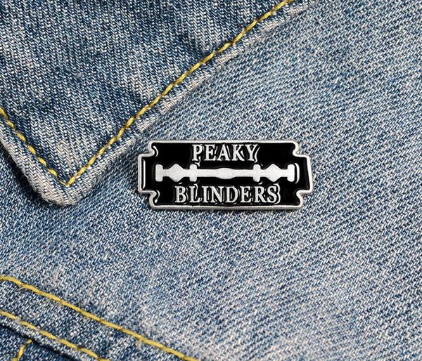 new peaky blinders razor blade brooch black cartoon punk fashion creative lapel gift wild pins enamel9897738, Blue
new peaky blinders razor blade brooch black cartoon punk fashion creative lapel gift wild pins enamel9897738, Blue