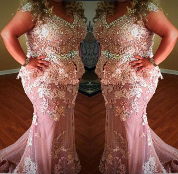 plus size v neck lace appliques prom dresses 2017 crystals beaded cap sleeves mermaid evening gowns peplum arabic formal party dre3433721, Black
plus size v neck lace appliques prom dresses 2017 crystals beaded cap sleeves mermaid evening gowns peplum arabic formal party dre3433721, Black