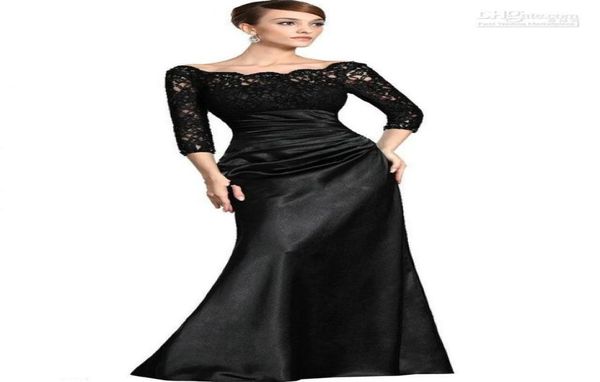 black lace sleeves mother of the bride evening dresses offtheshoulder beads ruched floorlength prom gown dresses for womens chr2204191, Black;red
black lace sleeves mother of the bride evening dresses offtheshoulder beads ruched floorlength prom gown dresses for womens chr2204191, Black;red