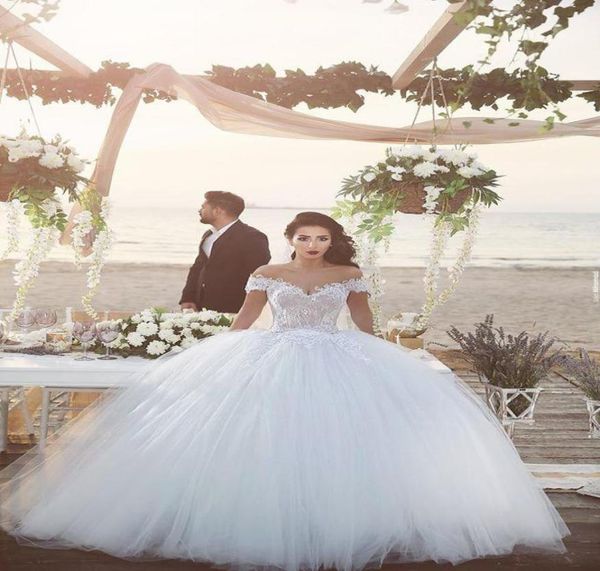 ball gown wedding dresses bridal gowns off shoulder applique lace up back long sweep tulle vestidos de novia1274602, White
ball gown wedding dresses bridal gowns off shoulder applique lace up back long sweep tulle vestidos de novia1274602, White