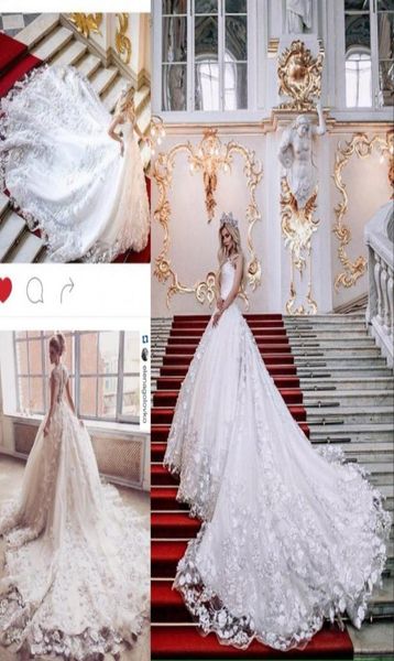 3d floral appliques wedding dresses aline lace appliique keywhole sheer back bridal dresses gorgeous tulle chapel train wed7776018, White
3d floral appliques wedding dresses aline lace appliique keywhole sheer back bridal dresses gorgeous tulle chapel train wed7776018, White