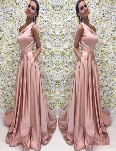 rose gold long prom dress elegant one shoulder sleeveless a line floor length satin evening dresses bridesmaid formal gown with po1430704, Black;red
rose gold long prom dress elegant one shoulder sleeveless a line floor length satin evening dresses bridesmaid formal gown with po1430704, Black;red