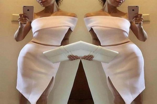 short two pieces party dresses 2018 satin gowns club one shoulder prom dress evening graduation dress homecoming robe de soir7007204, Black
short two pieces party dresses 2018 satin gowns club one shoulder prom dress evening graduation dress homecoming robe de soir7007204, Black
