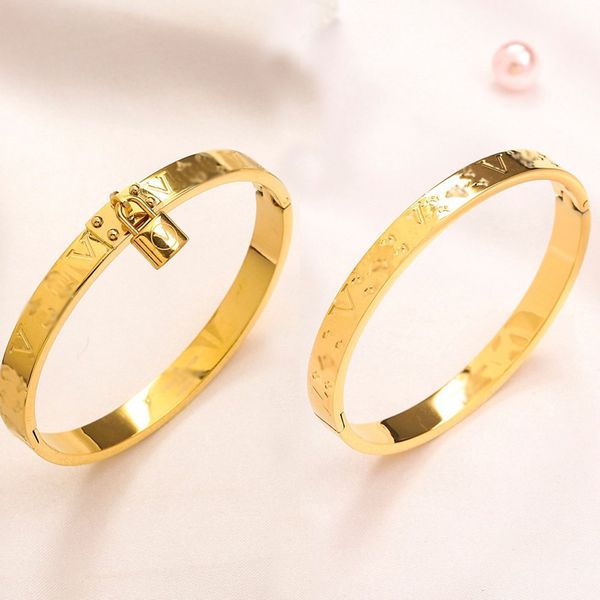 europe america fashion style bracelets women bangle luxury designer jewelry 18k gold plated stainless steel wedding lovers gift bangles whol, Black
europe america fashion style bracelets women bangle luxury designer jewelry 18k gold plated stainless steel wedding lovers gift bangles whol, Black