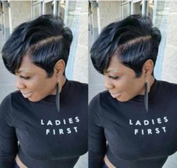 100 human hair pixie side part little lace front wigs for black women natural color machine made short pixiecut wig3782250, Black;brown
100 human hair pixie side part little lace front wigs for black women natural color machine made short pixiecut wig3782250, Black;brown