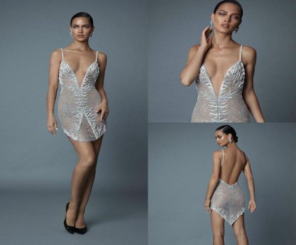 2019 berta cocktail party dresses backless lace spaghetti v neck prom dress appliqued see through mini gowns custom5168554, Black
2019 berta cocktail party dresses backless lace spaghetti v neck prom dress appliqued see through mini gowns custom5168554, Black