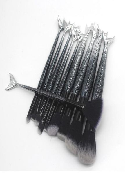 2style 10pcsset black mermaid handle makeup brushes set design blush powder eyebrow eye shadow eyeliner with pu bag2567194
2style 10pcsset black mermaid handle makeup brushes set design blush powder eyebrow eye shadow eyeliner with pu bag2567194