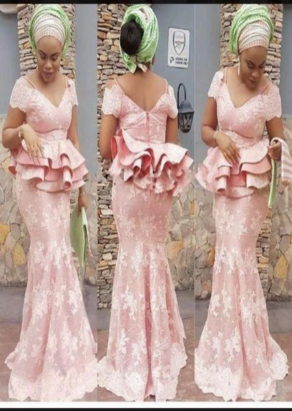 african blush pink mermaid evening dresses with peplum lace applique lace plus size prom dress long formal party gowns robes de so6538301, Black;red
african blush pink mermaid evening dresses with peplum lace applique lace plus size prom dress long formal party gowns robes de so6538301, Black;red