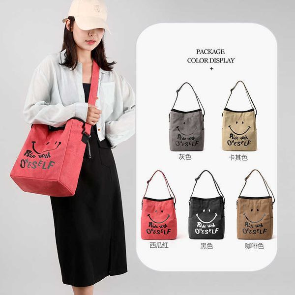 new canvas bag women's large capacity commuter student tote bag makeup bag version simple crossbody casual shoulder bag
new canvas bag women's large capacity commuter student tote bag makeup bag version simple crossbody casual shoulder bag