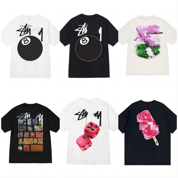 designer luxury fashion brand stussys classic mens and womens t shirt dice pattern printed alphabet summer high street trend tee yd, White;black
designer luxury fashion brand stussys classic mens and womens t shirt dice pattern printed alphabet summer high street trend tee yd, White;black