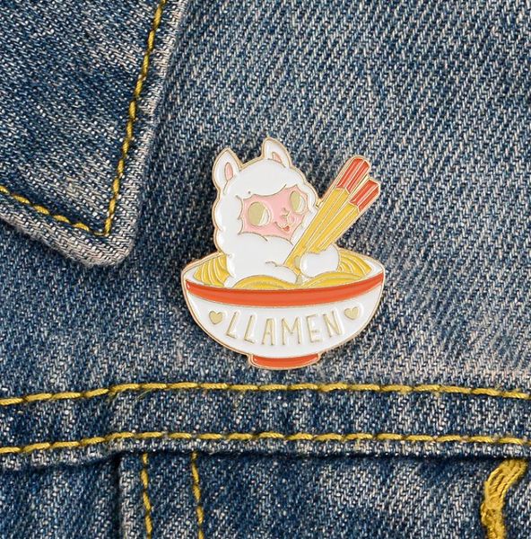 new animal alpaca brooches cartoon cute pins llamen food noodles fashion jewelry gift for kids women whole ba4010773, Blue
new animal alpaca brooches cartoon cute pins llamen food noodles fashion jewelry gift for kids women whole ba4010773, Blue