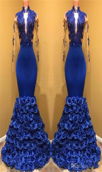 royal blue rose flowers bottom prom dresses mermaid sheer long sleeve lace appliques evening prom gowns custom made zipper back dr6531976, Black
royal blue rose flowers bottom prom dresses mermaid sheer long sleeve lace appliques evening prom gowns custom made zipper back dr6531976, Black