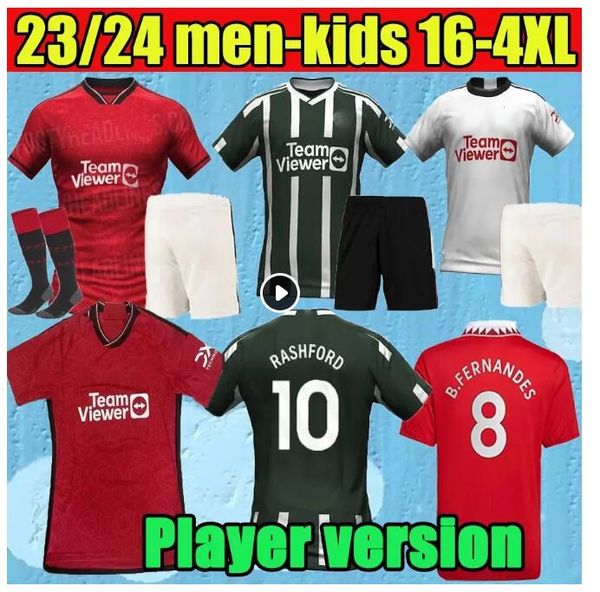 23 24 antony casemiro martinez eriksen manchesters soccer jerseys rashford 2023 2024 sancho b. fernandes fred mans utds football shirt kit s, Black;yellow
23 24 antony casemiro martinez eriksen manchesters soccer jerseys rashford 2023 2024 sancho b. fernandes fred mans utds football shirt kit s, Black;yellow