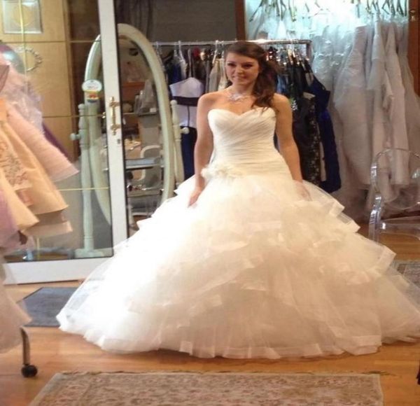 new ruffled tiered wedding dress sweetheart custom made organza elegant lace up back vestido novia ball gown bridal gowns9833119, White
new ruffled tiered wedding dress sweetheart custom made organza elegant lace up back vestido novia ball gown bridal gowns9833119, White