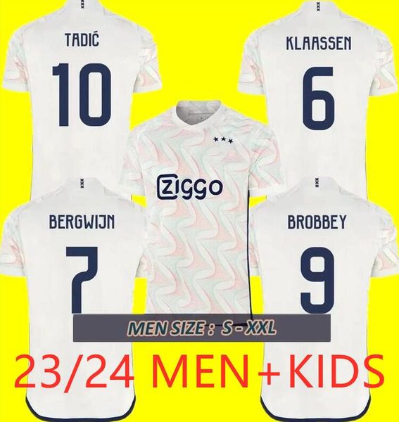 new 23 24 tadic soccer jersey bassey berghuis klaassen bergwijn kudus 2023 2024 home away football shirt men kids kit uniform ajaxs, Black;yellow
new 23 24 tadic soccer jersey bassey berghuis klaassen bergwijn kudus 2023 2024 home away football shirt men kids kit uniform ajaxs, Black;yellow
