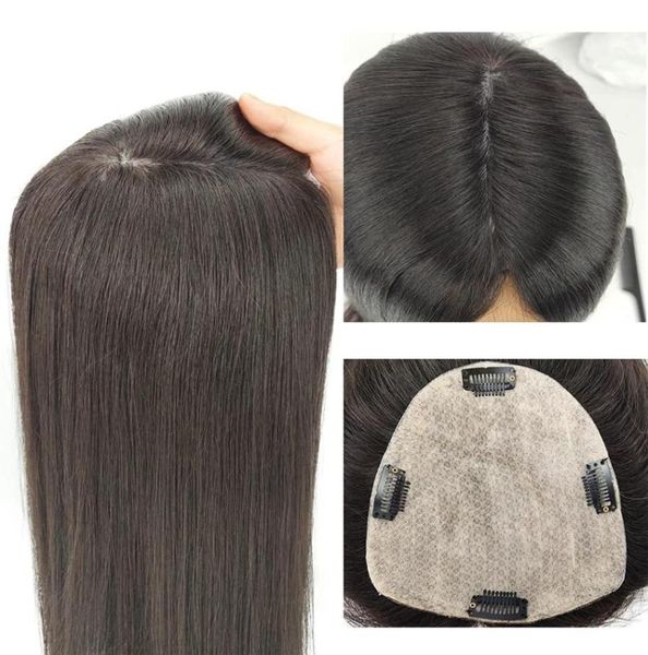 remy slik base human hair er for women natural black color straight clip in pieces 13x15cm2390905, Black;brown
remy slik base human hair er for women natural black color straight clip in pieces 13x15cm2390905, Black;brown