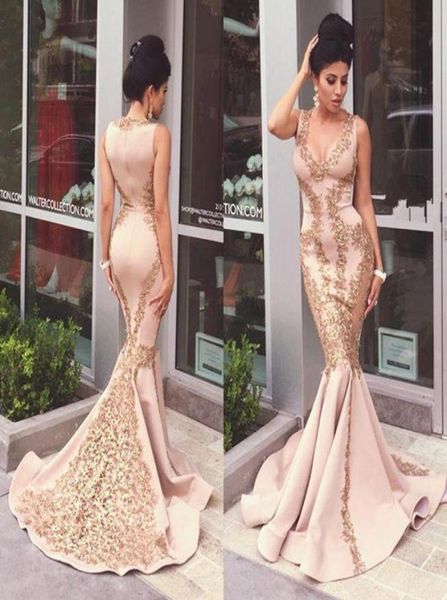 2021 new blush pink gold lace evening dresses appliques beads mermaid formal arabic evening gowns prom dresses uneck sleeveless p6145976, Black
2021 new blush pink gold lace evening dresses appliques beads mermaid formal arabic evening gowns prom dresses uneck sleeveless p6145976, Black