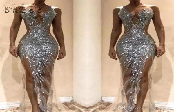 gorgeous silver mermaid prom dresses 2022 see through sequins bodice split long women occasion evening gowns custom made1551125, Black;red
gorgeous silver mermaid prom dresses 2022 see through sequins bodice split long women occasion evening gowns custom made1551125, Black;red