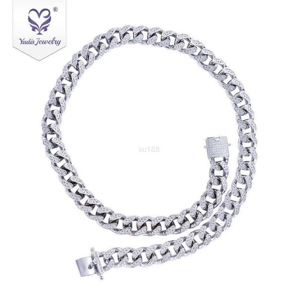 yadis custom hiphop 14k 18k real gold jewelry moissanite diamond cuban link chain necklace for men women, Silver
yadis custom hiphop 14k 18k real gold jewelry moissanite diamond cuban link chain necklace for men women, Silver