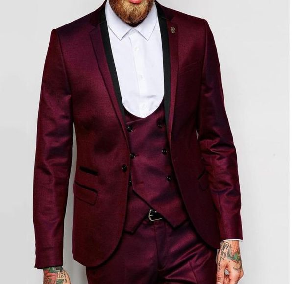 groomsmen notch lapel groom tuxedos burgundy men suits weddingpromdinner man blazerjacketpantstievest k837824184, Black;gray
groomsmen notch lapel groom tuxedos burgundy men suits weddingpromdinner man blazerjacketpantstievest k837824184, Black;gray