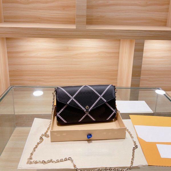 three piece set explosive fashion bag women cross body one-shoulder presbyopia handbag three-piece messenger coin purses wallets
three piece set explosive fashion bag women cross body one-shoulder presbyopia handbag three-piece messenger coin purses wallets