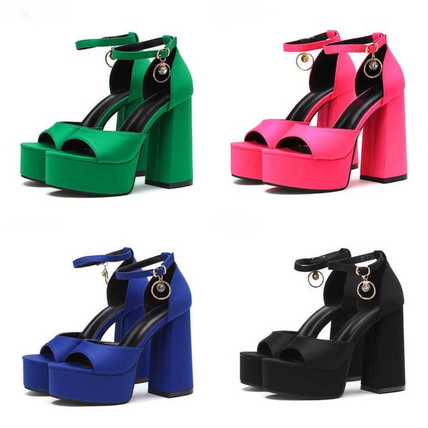 summer sandals catwalk style buckle strap woman fashion platform chunky high heels nightclub party shoes 230511, Black
summer sandals catwalk style buckle strap woman fashion platform chunky high heels nightclub party shoes 230511, Black