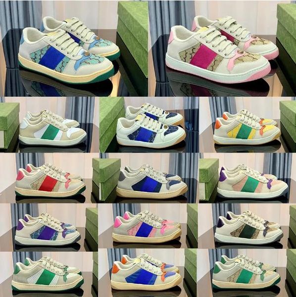 luxury screener shoes designer men women trainers green red stripe sneakers classic dirty casual shoe szie 35-45, Black
luxury screener shoes designer men women trainers green red stripe sneakers classic dirty casual shoe szie 35-45, Black