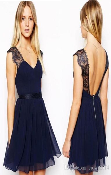 summer lace evening dresses chiffon navy blue sheer backless real sample short lace prom gowns cocktail party dress8437577, Black
summer lace evening dresses chiffon navy blue sheer backless real sample short lace prom gowns cocktail party dress8437577, Black