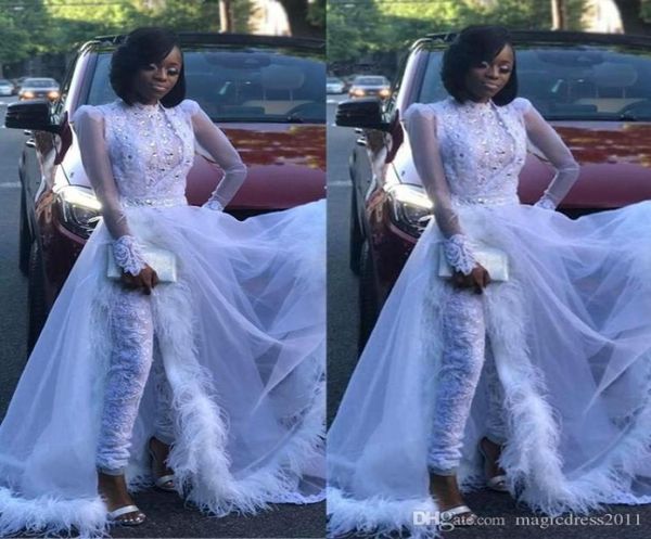 white women jumpsuit with detachable train high neck lace appliqued crystal long sleeve prom dress luxury feather formal evening g4243721, Black;red
white women jumpsuit with detachable train high neck lace appliqued crystal long sleeve prom dress luxury feather formal evening g4243721, Black;red
