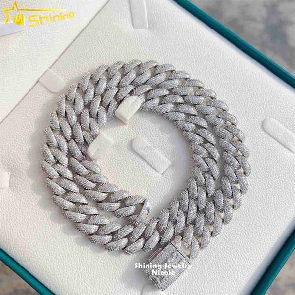 fine jewelry hip hop 16mm silver iced out vvs moissanite diamond miami cuban link chain necklace
fine jewelry hip hop 16mm silver iced out vvs moissanite diamond miami cuban link chain necklace
