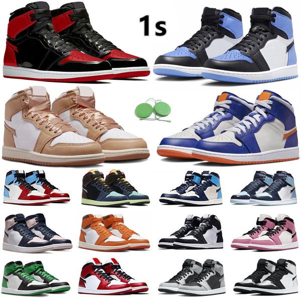1s unc toe 1 mens basketball shoes bred patent praline rush orange light mulberry university blue dark mocha lucky green men women trainers
1s unc toe 1 mens basketball shoes bred patent praline rush orange light mulberry university blue dark mocha lucky green men women trainers