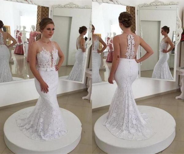 jewel sheer neck mermaid wedding dresses 2021 illusion back appliqued lace bridal gowns sweep train belt bow vestidos de novi7363194, White
jewel sheer neck mermaid wedding dresses 2021 illusion back appliqued lace bridal gowns sweep train belt bow vestidos de novi7363194, White
