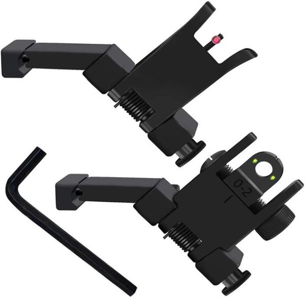45 degree flipup tactical hunting scopes fiber optics iron sights low profile front and rear sight with red green dots for picati6819960
45 degree flipup tactical hunting scopes fiber optics iron sights low profile front and rear sight with red green dots for picati6819960