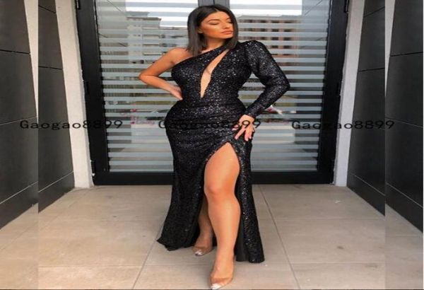 black sequin mermaid prom dresses 2020 split one shoulder slim women pageant gown custom made for formal party vestidos de no4327529
black sequin mermaid prom dresses 2020 split one shoulder slim women pageant gown custom made for formal party vestidos de no4327529