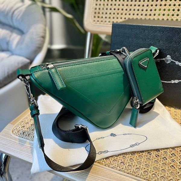 fashion designer shoulder bags women leather crossbody handbag triangle bag 2 pcs set with mini coin case wallet purse luxury high quality
fashion designer shoulder bags women leather crossbody handbag triangle bag 2 pcs set with mini coin case wallet purse luxury high quality