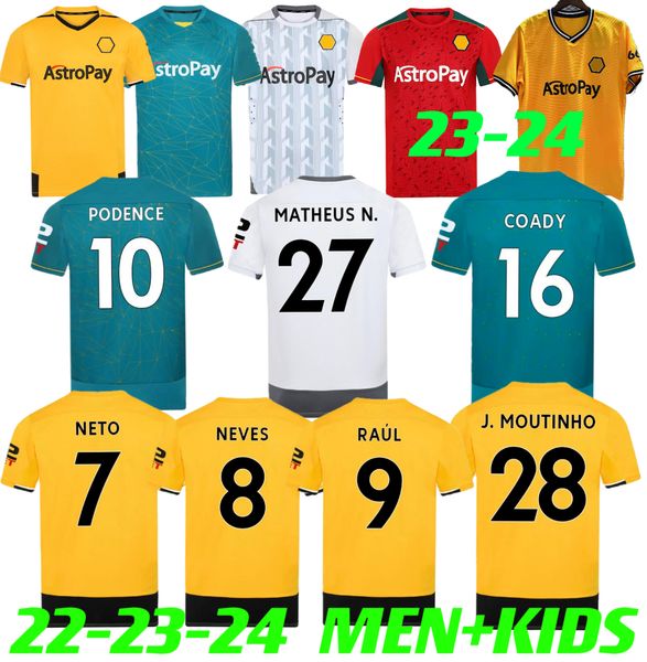 22 23 24 sarabia wolves soccer jerseys raul matheus neto neves traore 22 2023 2024 wanderers podence lemina hee chan wolverhampton football, Black
22 23 24 sarabia wolves soccer jerseys raul matheus neto neves traore 22 2023 2024 wanderers podence lemina hee chan wolverhampton football, Black