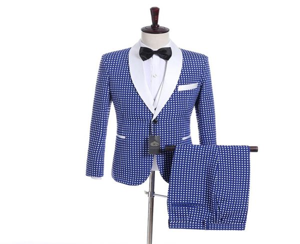new groomsmen royal blue with dot groom tuxedos shawl lapel men suits side vent weddingprom man blazer jacketpantsvestt3319313, Black;gray
new groomsmen royal blue with dot groom tuxedos shawl lapel men suits side vent weddingprom man blazer jacketpantsvestt3319313, Black;gray
