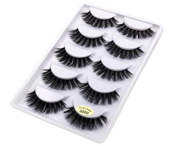 5 pair eyelashes 3d mink lashes soft thick eyelash g800 crisscross winged natural long no fall off makeup whole lash6742980
5 pair eyelashes 3d mink lashes soft thick eyelash g800 crisscross winged natural long no fall off makeup whole lash6742980